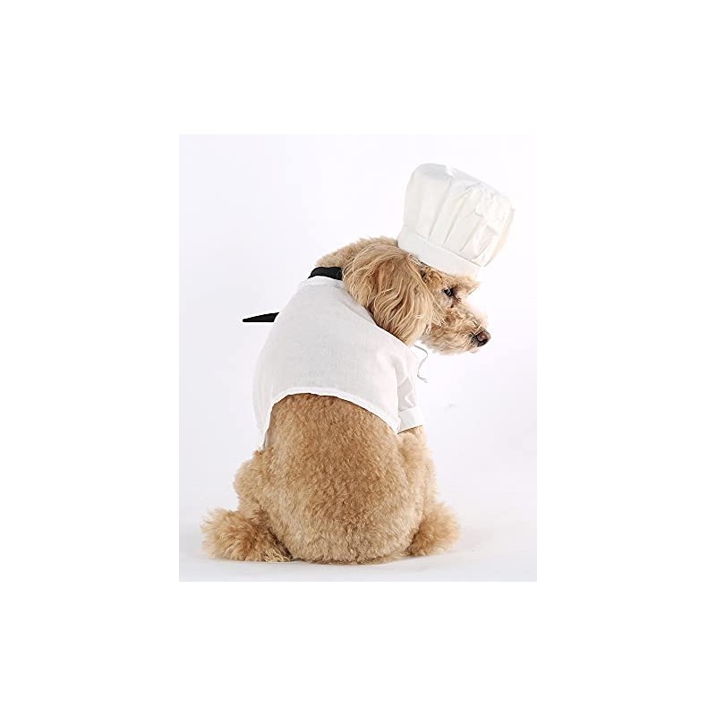 Dog Cook Costume PS20050 (M(11" Neck Girth,15.7" Chest))