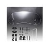 Motorcycle Windscreen Universal Clamp-On Variable Windscreen Spoiler Extension (Transparent Colour)