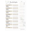 PRICARO A4 Sheet Magnetic Cleaning Plan 25 Sheets (Pack of