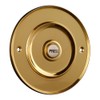 Polished Brass 100mm Dia Bell Push with China Press