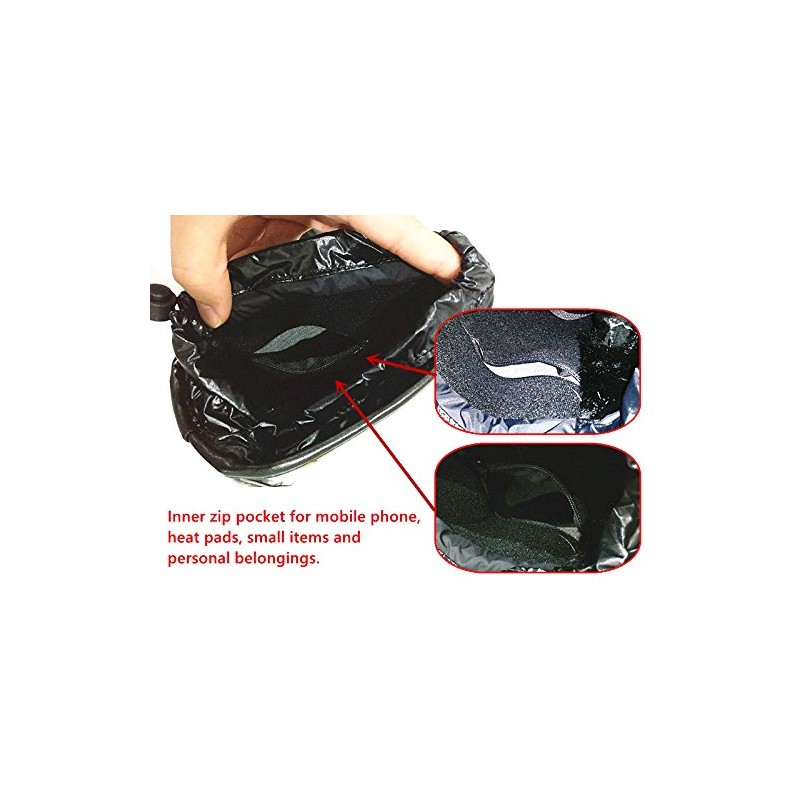 AOL Handlebar Warmer Winter Motorcycle Scooter Bike Gloves Material Hand