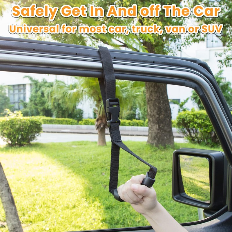 E-cowlboy Auto Cane Grab Handle Adjustable Standing Aid Safety Handle