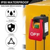 Single-phase on/off switch, 250 V, emergency stop switch, safety switch