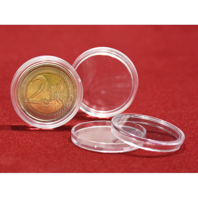 MC.Sammler Coin Capsules for 2 Euro Coins Capsules 26 mm