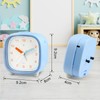 Ayybboo Wecker Analog Ohne Ticken, Wecker Kinder mit Snooze Licht,