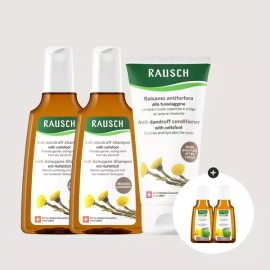 Lush [라우쉬][3개SET] 콜츠푸트 비듬각질 두피 가려움 샴푸 200ml 듀오 컨디셔너 150ml 세트 Lau-shy 3-Piece Set: Cool Foot Dandruff Scalp Itching Shampoo 200ml & Duo Conditioner 150ml Set [Colt's Foot Shampoo 40ml, 2 pieces]