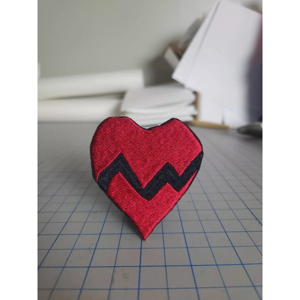 Unbranded 808s & Heartbreak Heart Iron On Patch