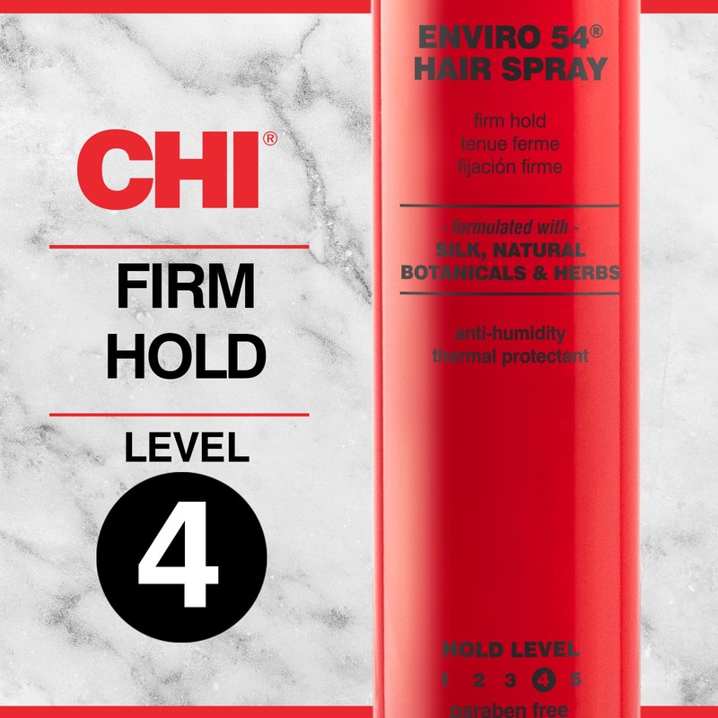 CHI Enviro 54 Hairspray, Firm Hold, Lightweight Spray Finishes &