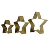 PME CH24CCC109 Christmas Cookie Cutters, Stars (Set of 3), Steel