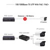 3-Port Gigabit POE Extender,10/100/1000Mbps 1 in 2 Out POE Repeater,