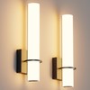irotine Modern Wall Sconces Set of 2, 5 Color Temperature