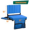 CB COZY BOX CozyBox (1PC) Stadium Seats with Back Support