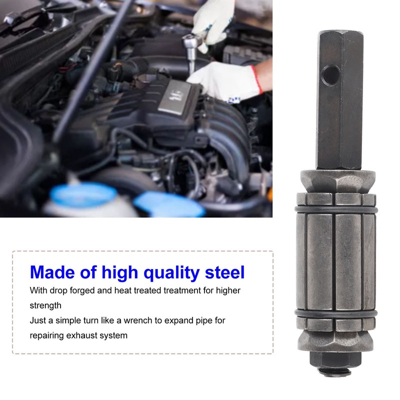 1‑1/8in to 1‑3/4in Exhaust Pipe Expander Universal Tailpipe Stretcher for