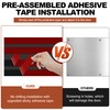 4 PCS 8" x 34" Self Adhesive Door Kick Plate