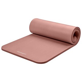 Retrospec Solana - Esterilla de yoga (2,54 cm y 1,27 cm de grosor, con correa de nailon para hombres y mujeres, antideslizante para yoga