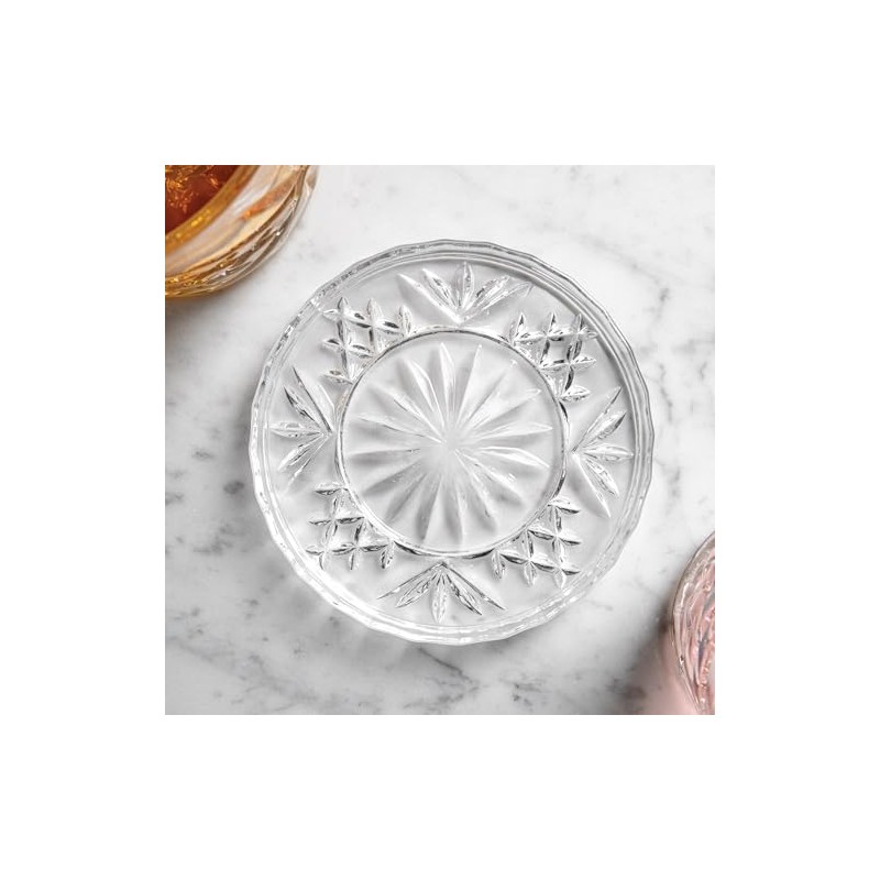 Godinger Dublin Coasters, Barware Coaster, for Drinks, Coasters for Coffee