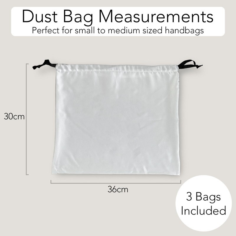 Dust Bags for Handbags (3 Bags) - Small/Medium Size -