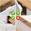 Cupboard Door Lock eLinkSmart Hidden Drawer Lock for Kitchen Pantry