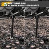 REARACE Motorcycle Kickstand Enlarger Fit for Royal Enfield Himalayan 450