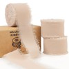 Mlurcu Beige Chiffon Ribbon - 1 Inch x 21 Yards