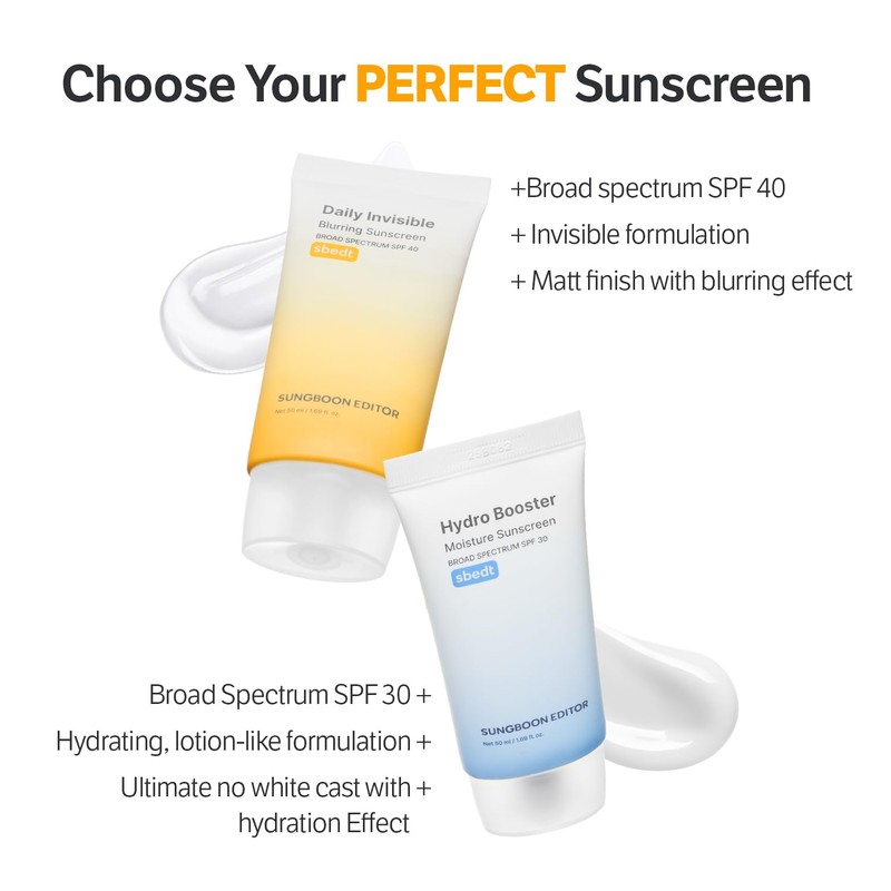 SUNGBOON EDITOR Daily Invisible Blurring Sunscreen with Broad Spectrum SPF