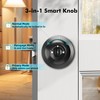 EUERTE Smart Door Knob with Lock,Keyless Entry Door Lock for