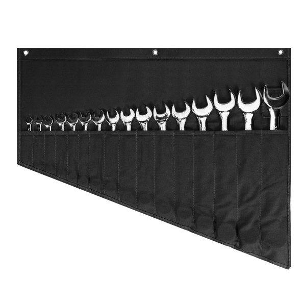 THEBUGWBF Wrench organizers,16 Pocket Wrench Pouch,Metric or SAE,Tools & Wrench