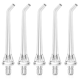 COSLUS Water Dental Flosser Replacement Heads: Only Compatible with Water Flosser C20(F5020E) & E40(WFP14), Oral Irrigator Refill Heads Jet Tips, 5 Pieces, Standard Jet Tips