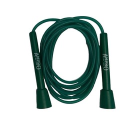 Ampro Adjustable Speed Skipping Rope - Jump Rope - Original - Skip - Skill - Training - Exercise (Green)