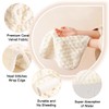 FHDUSRYO 6Pcs Soft Hanging Hand Dry Towels, Square Microfiber Hand