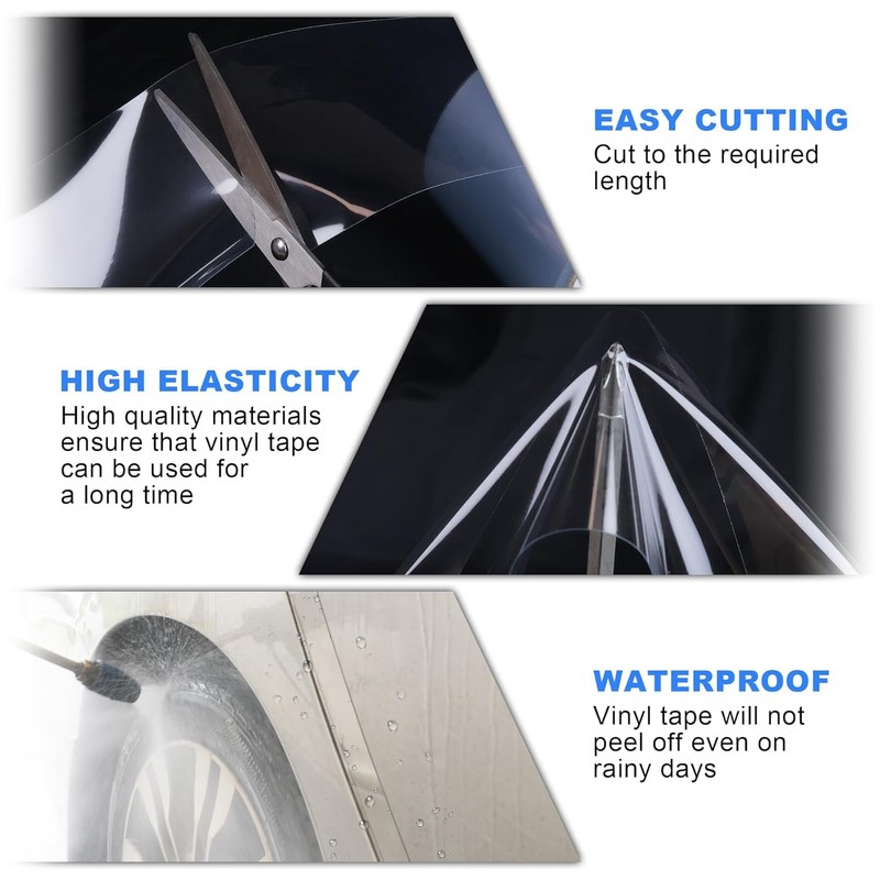 Arespark Clear Vinyl Wrap, Transparent Vinyl Roll Car Paint Protective