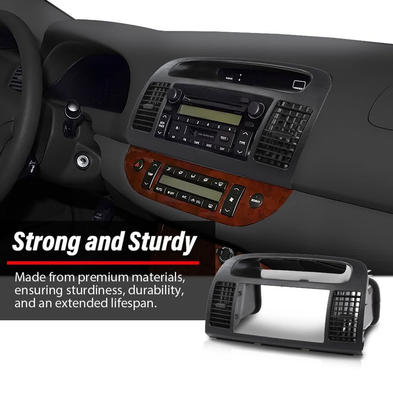 DOTCOM Upper Center Dash Trim Radio Bezel AC Air Vents