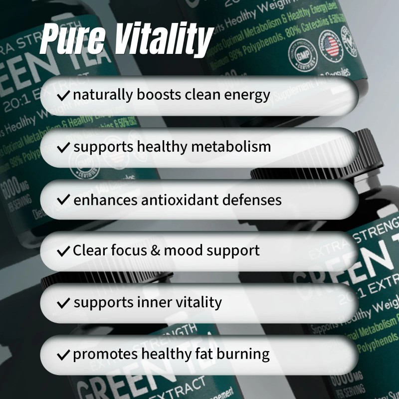 ADDOT WellLife Extra Strength Green Tea 20:1 Extract, 6000 mg
