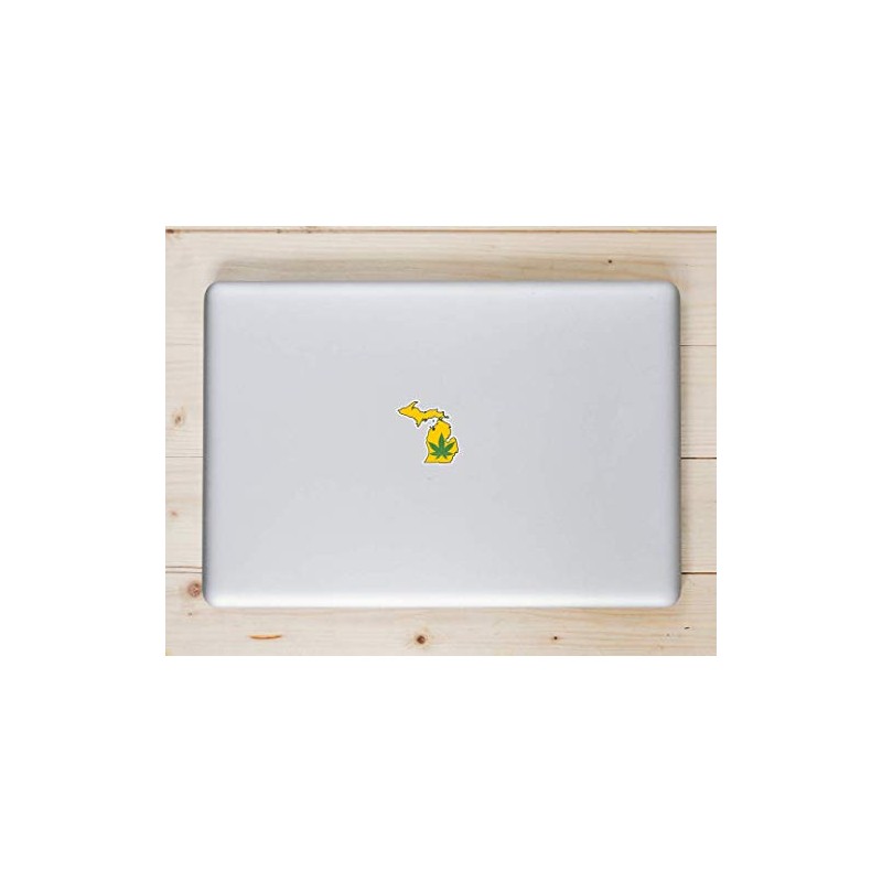 U.S. Custom Stickers Michigan Legalized Weed Sticker 4 Inch