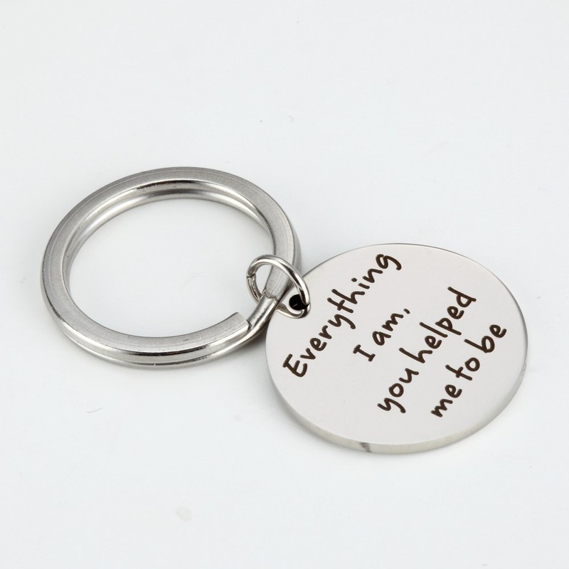 Meiligo Stainless Steel Mum Everything I Am You Helped Me