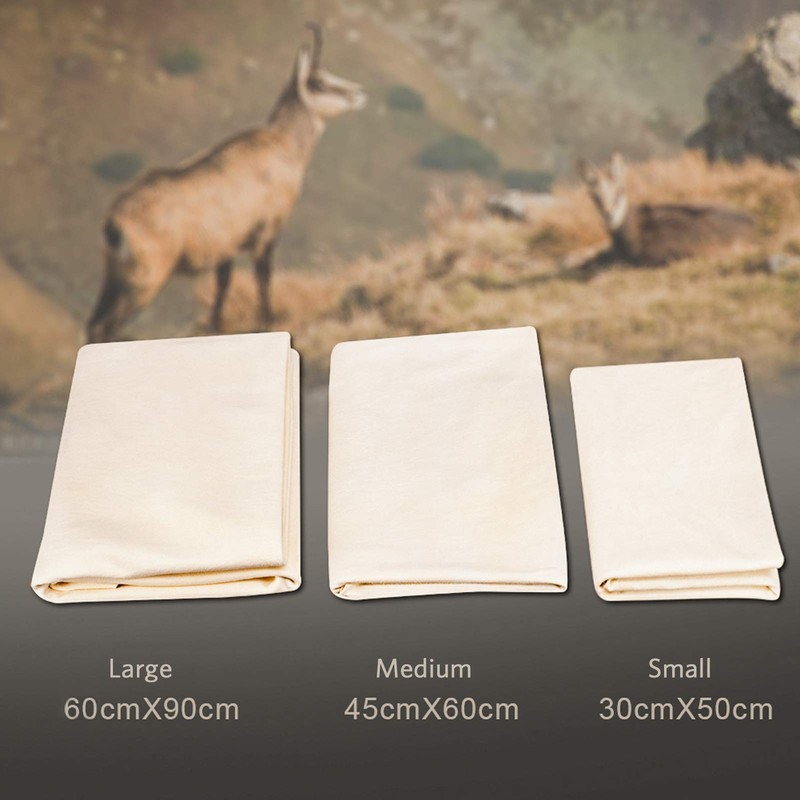 River Lake Chamois Leather Natural Car Wash Shammy Cloth Extra