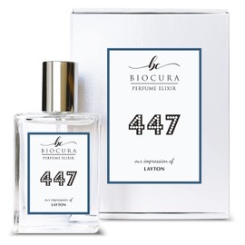 BIOCURA BC Perfume 447 Inspired by Layton For Women & Men Replica Fragrance Dupes Eau de Parfum Spray Bottle 1.7 Fl Oz/50ml-X1