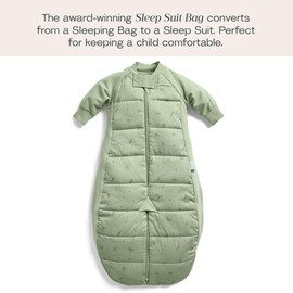 ergoPouch Baby Sleep Sack 2.5 TOG, Sleep Suit, Cozy Transition from Swaddle, Ideal for Nighttime Temperature Control, Unisex (2-4 Years, Willow)