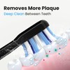 Marlincare Replacement Electric Toothbrush Heads, 4 Pack for One Year
