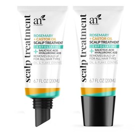 Artnaturals Tratamiento Para El Cuero Cabelludo Con Romero Y Aceite De Ricino Fórmula Suave Para Cuero Cabelludo Sensible, Reduce La Descamación Y