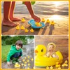 Teling 200 Pcs Mini Rubber Ducks in Bulk Yellow Tiny
