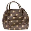 Cath Kidston Textured Cotton Grey Button Spot Bowling Bag Handbag