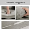 HOMBYS Glider Rocker Replacement Cushions 5 PCS with Storage Side