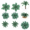 ibasenice 6pcs Micro Landscape Trees Palm Tree Model Train Model