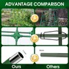 OTOSUNNY Garden Cucumber Trellis for Climbing Plants Outdoor, 50x48inch U-Frame