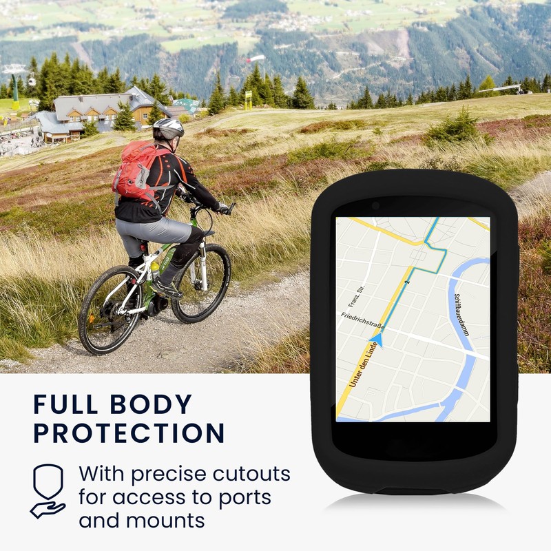 kwmobile Hülle kompatibel mit Garmin Edge 530 - Silikon GPS