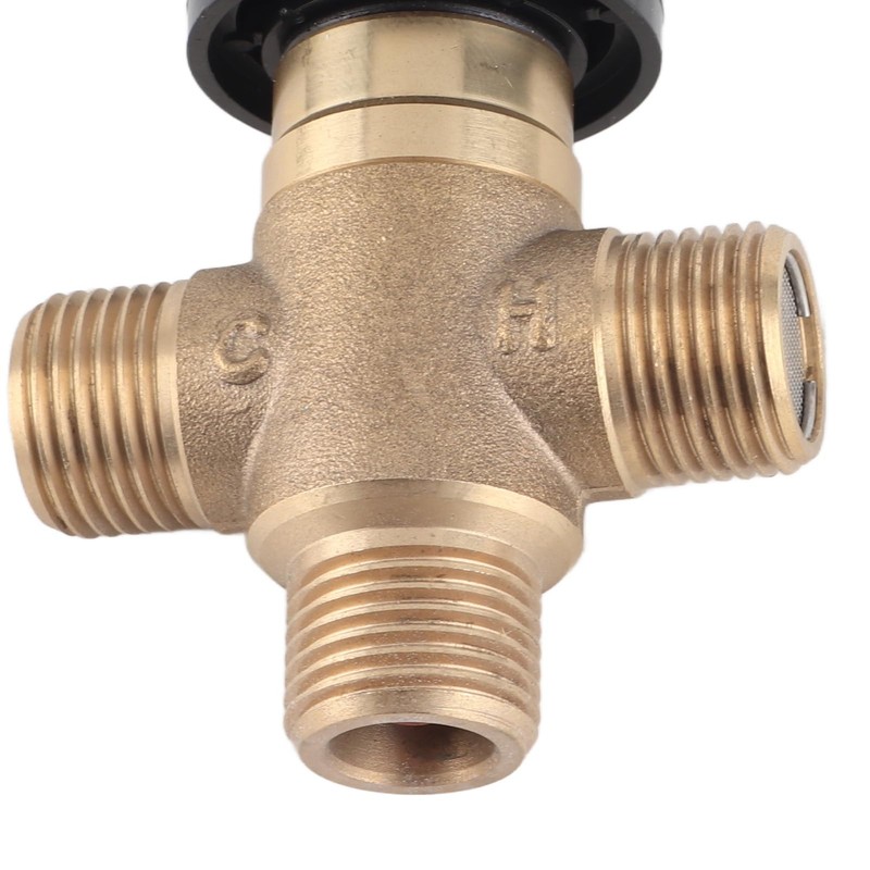 Nimomo Thermostatic Mixing Valve, 4 Way Thermostatic Mixer Water Temperature