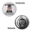 Otter with Graduation Hat Magnet with Bottle Opener - Passed