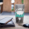 I Came To Smash Badminton Design Stainless Steel Insulated Tumbler