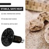 PTSCBS 2-Pack Ceramic Reptile Heat Lamp (Non-Light Emitting Bulb) -